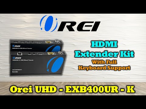 4K HDBaseT HDMI™ Extender (USB2.0, Bi-IR) - 400ft (cat6)-UHD