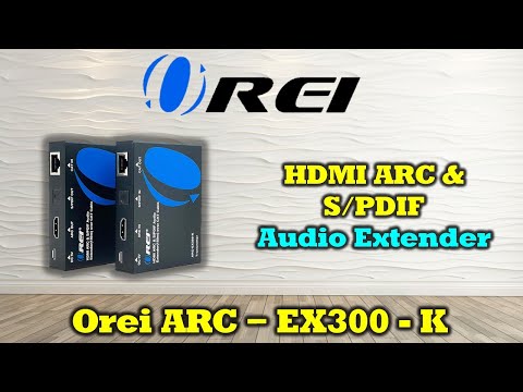 HDMI™ ARC & S/PDIF Audio Extender - 500ft (cat6)-ARC-EX300-K