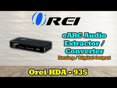 Dual HDMI eARC Audio Extractor 4K@60Hz with Optical Port & 3.5mm
