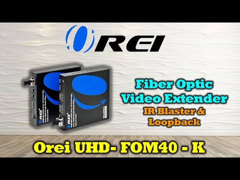 4K@60hz HDMI™ Extender (Over 1G IP, Loop, IR) - 40km (single fiber