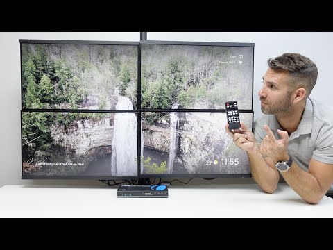 4K 1-In-4-Out USB-C & HDMI™ Video Wall Controller (Audio Extract