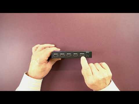 (未使用･未開封品)Orei HD-104 4ポートHDMIフルHD 1080＆＃038についてパワードスプリッタ。 3Dのサポート（四つの出力の一方の入力） 1x4 HDMI Splitter, 1-in 4-out, UltraHD 4K, EDID – OREI.COM