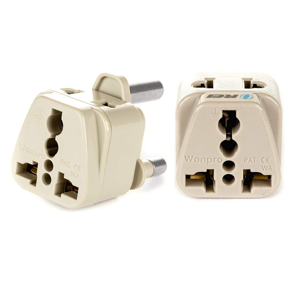 South Africa, Botswana Travel Adapter - 2 in 1 - Type M - Compact Design (DB-10L)
