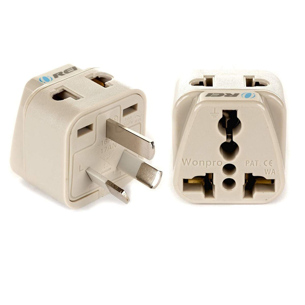 Australia, China Travel Adapter - 2 in 1 - Type I - Compact Design (DB-16)