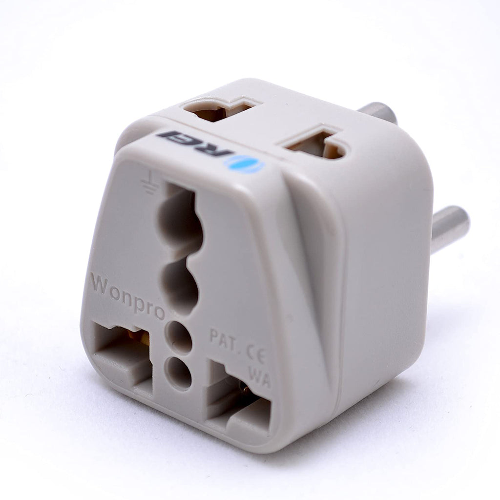 Denmark Travel Adapter - 2 in 1 - Type K - Compact Design (DB-20) | OREI
