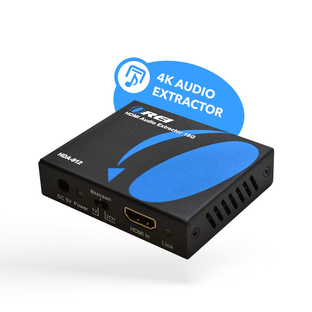 4K HDMI™ Audio Extractor (3.5mm, Optical)-HDA-912