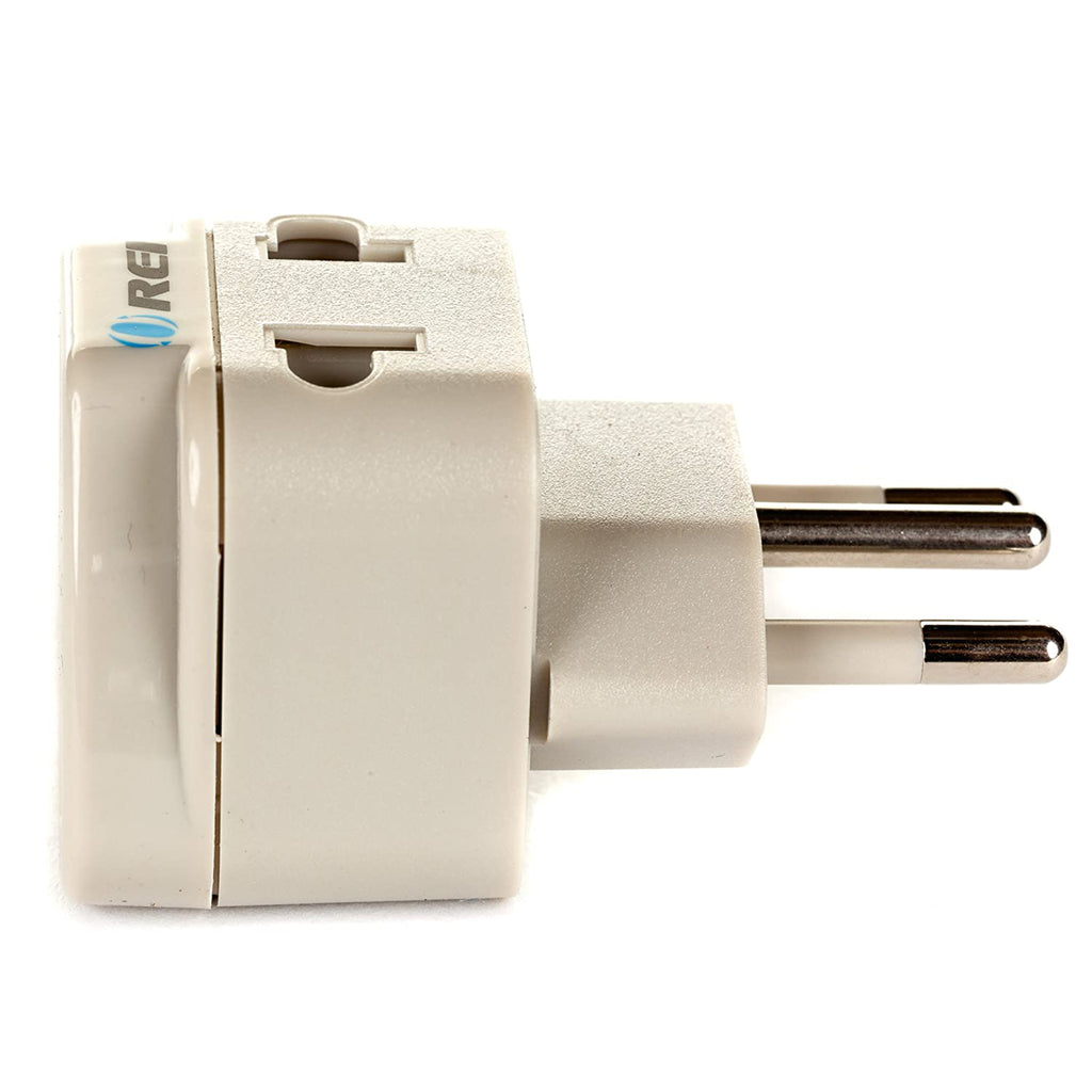 Brazil Travel Adapter - 2 in 1 - Type N - Compact Design (DB-11C)