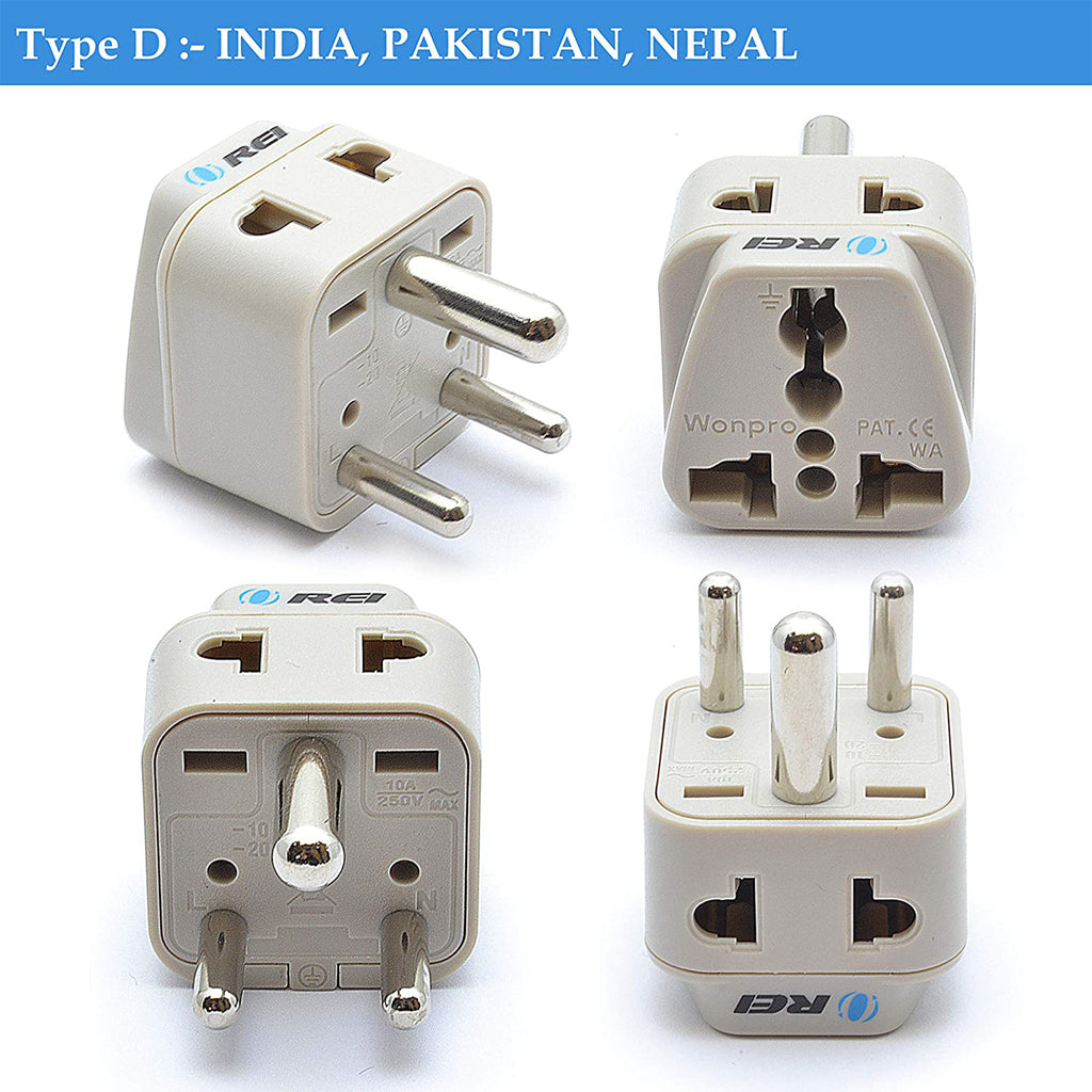 World Travel Adapter Plug International- All in One-  Compact Design (DB7-SET)