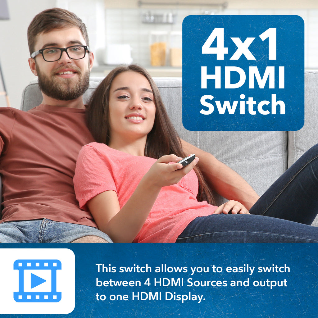 8K 4-port HDMI™ Switch-BK-401