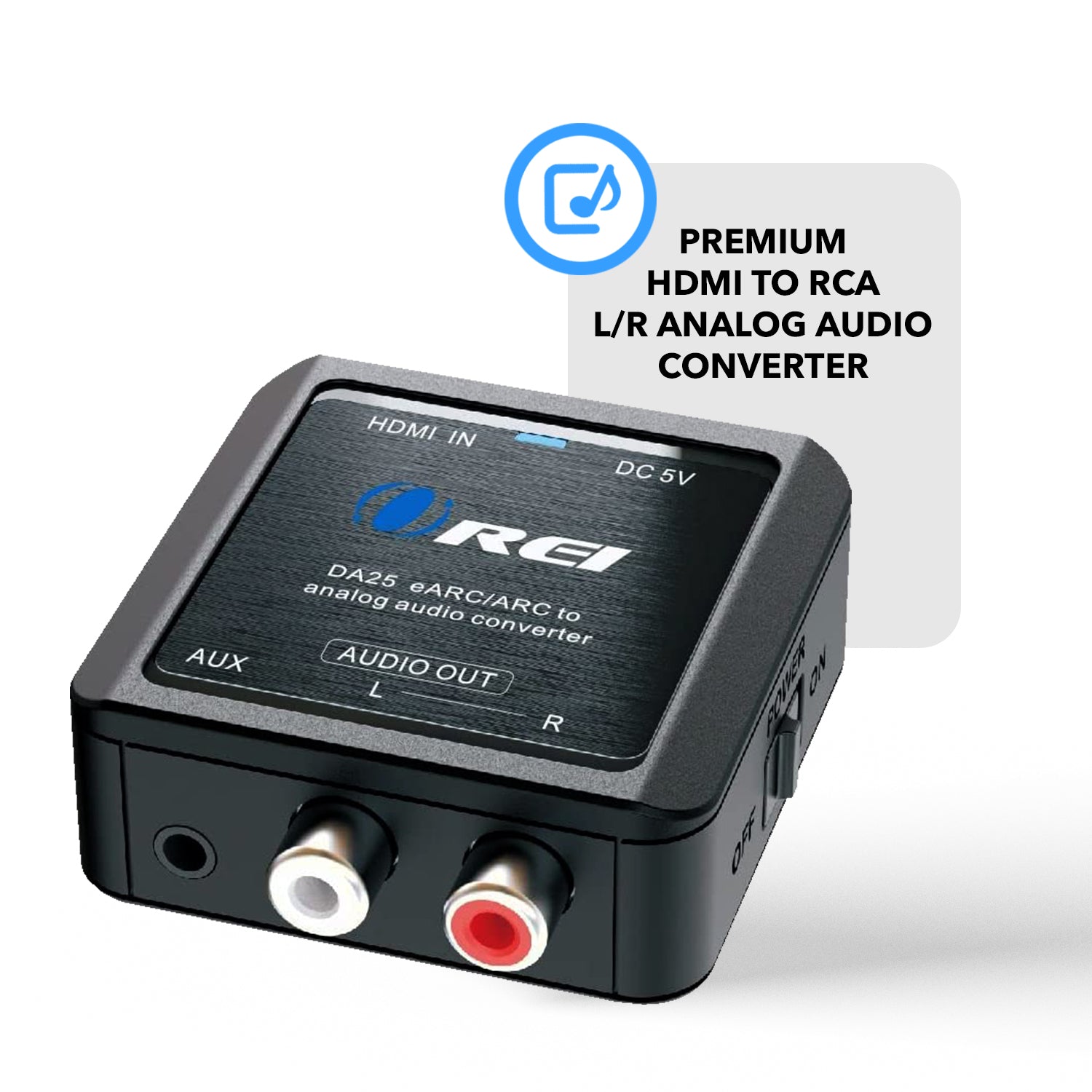  192KHz eARC/ARC Audio Converter, HDMI eARC/ARC Audio Extractor  to HDMI, SPDIF/Optical, L/R or 3.5 mm Jack Stereo, Digital to Analog Audio  Converter : Electronics