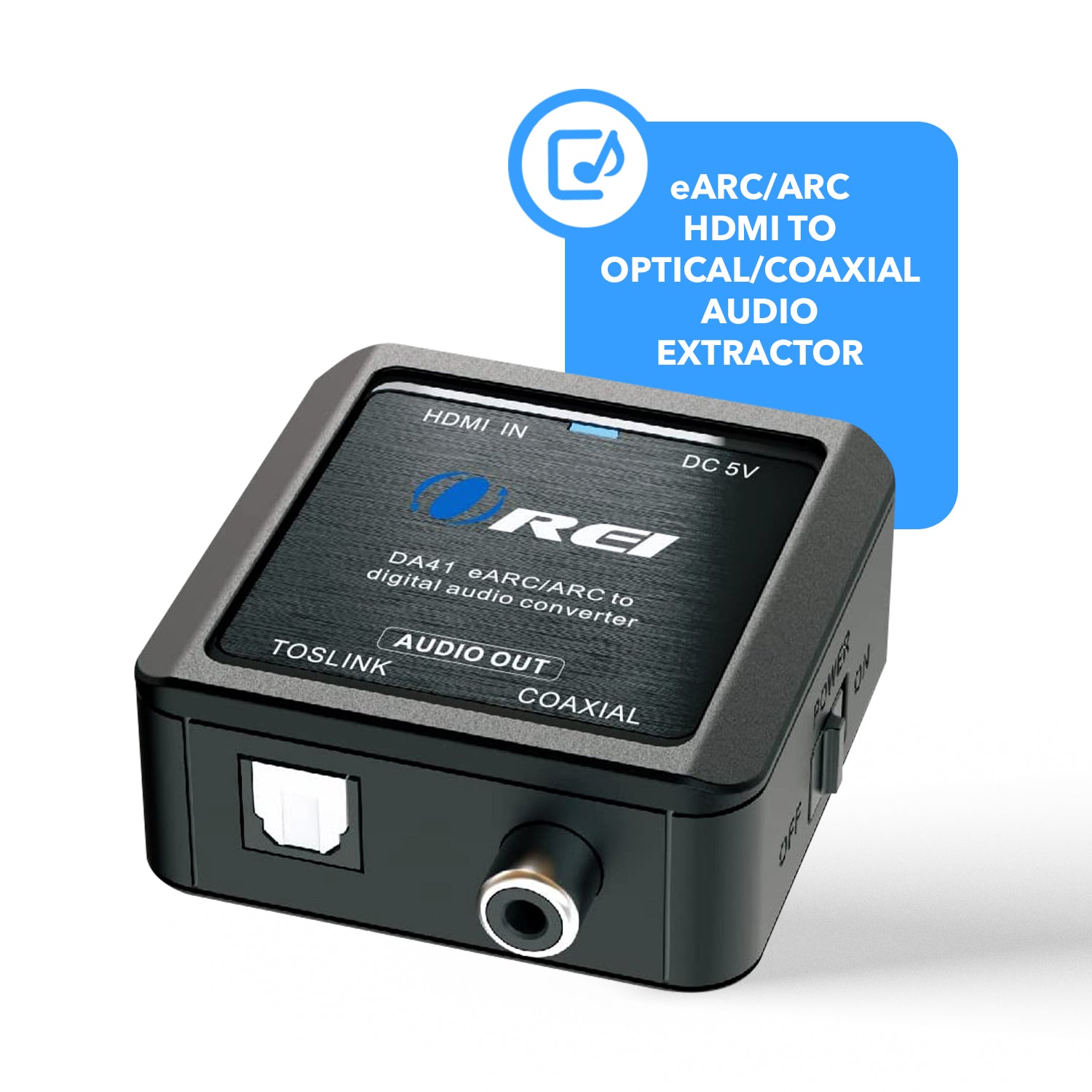Adattatore Audio HDMI EARC/ARC A Ottico – Supporto PCM, Dolby, DTS, 24bit/192kHz, Plug&Play