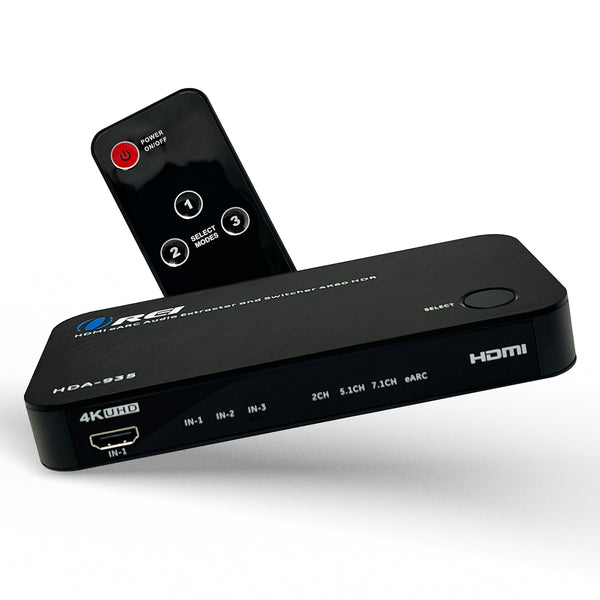 OREI HDA-932 HDMI eARCオーディオエクストラクター HDMI eARC Audio Extractor 4K@60Hz with Optical Port & 3.5mm jack
