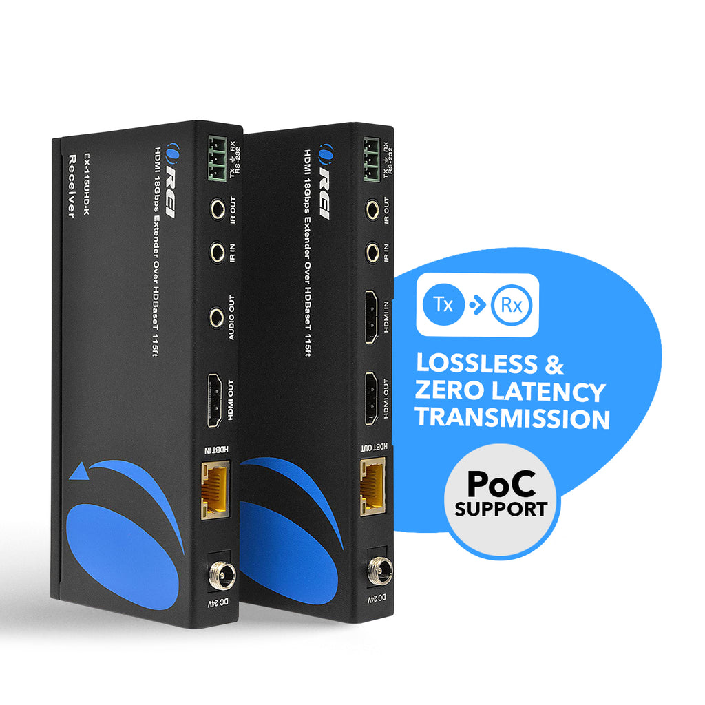 4K HDBaseT HDMI™ Extender (Loop) - 115ft (cat6)-EX-115UHD-K