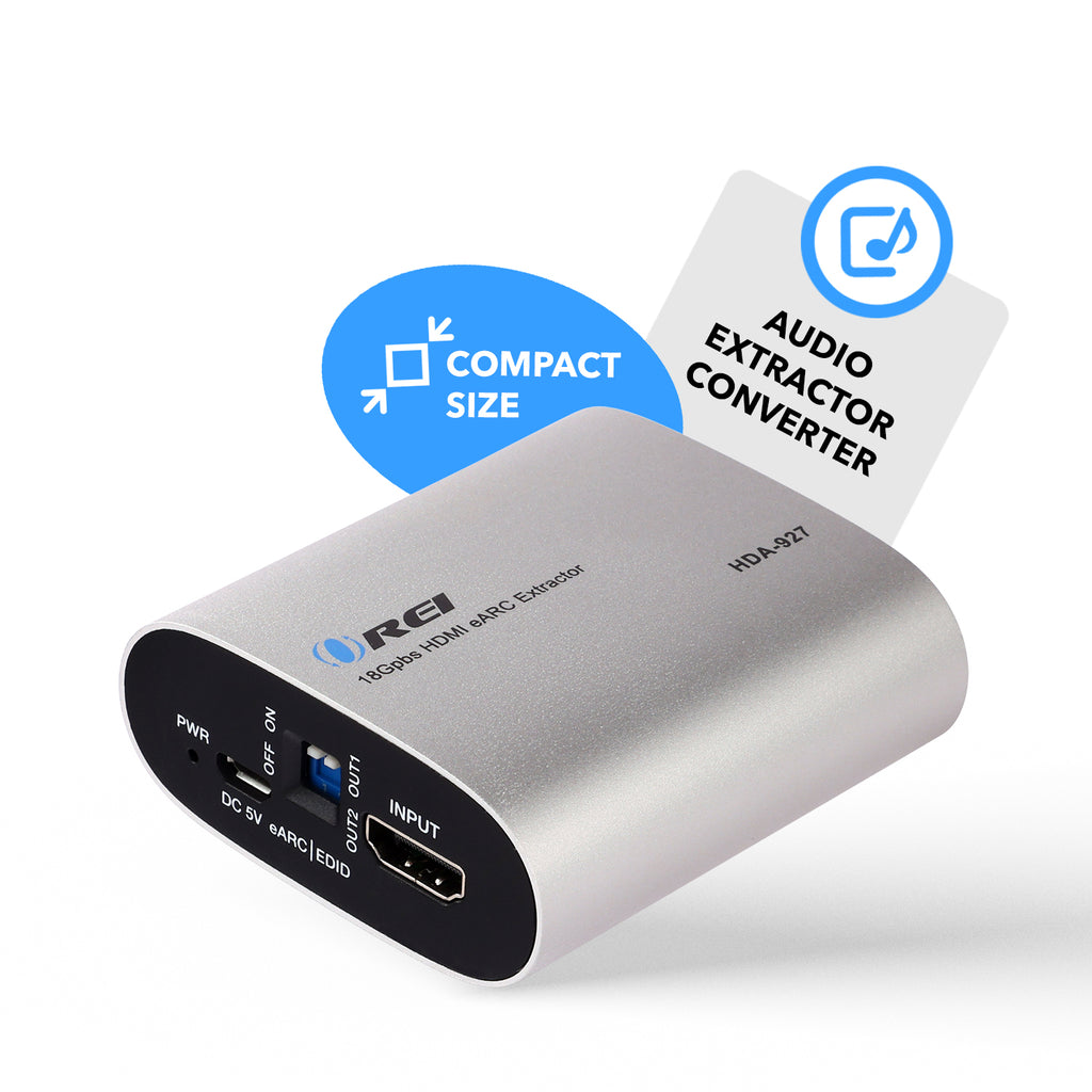4K HDMI™ or eARC Audio Extractor-HDA-927
