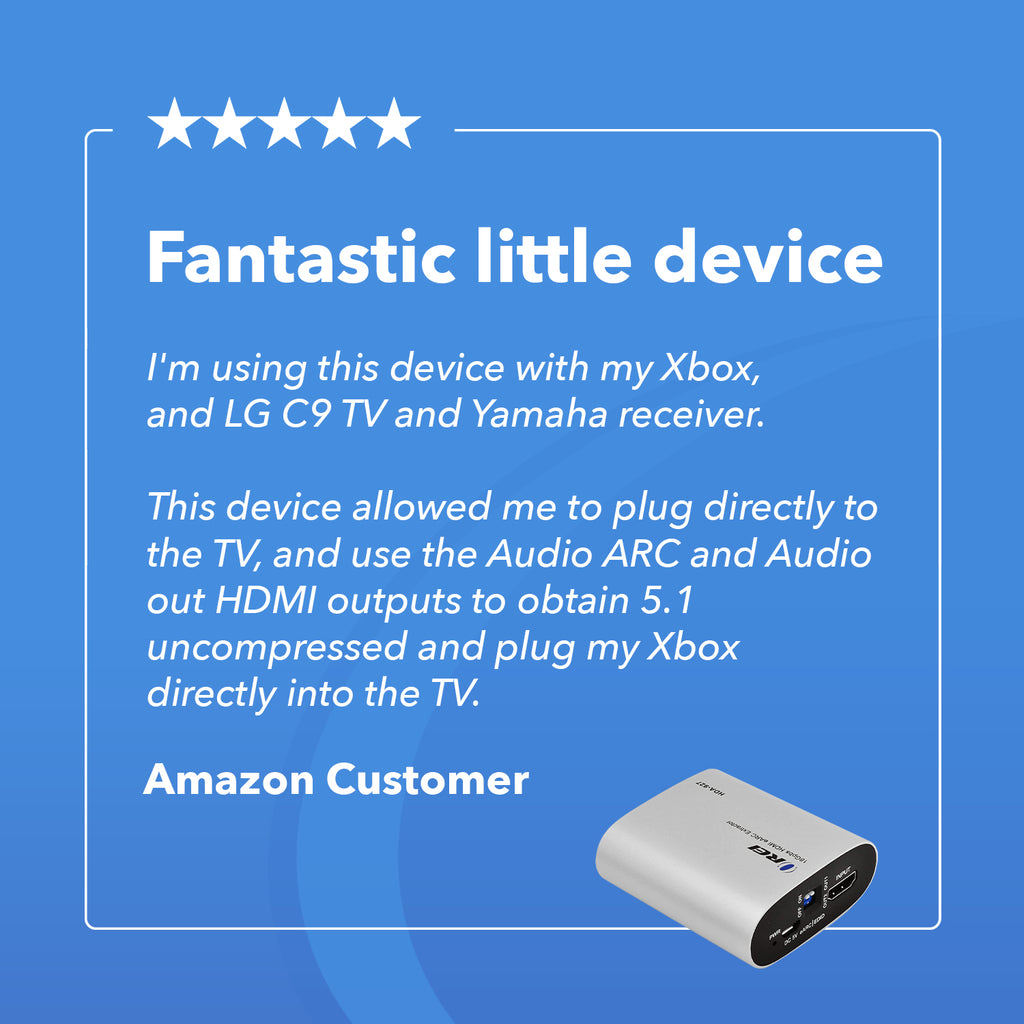 4K HDMI™ or eARC Audio Extractor-HDA-927