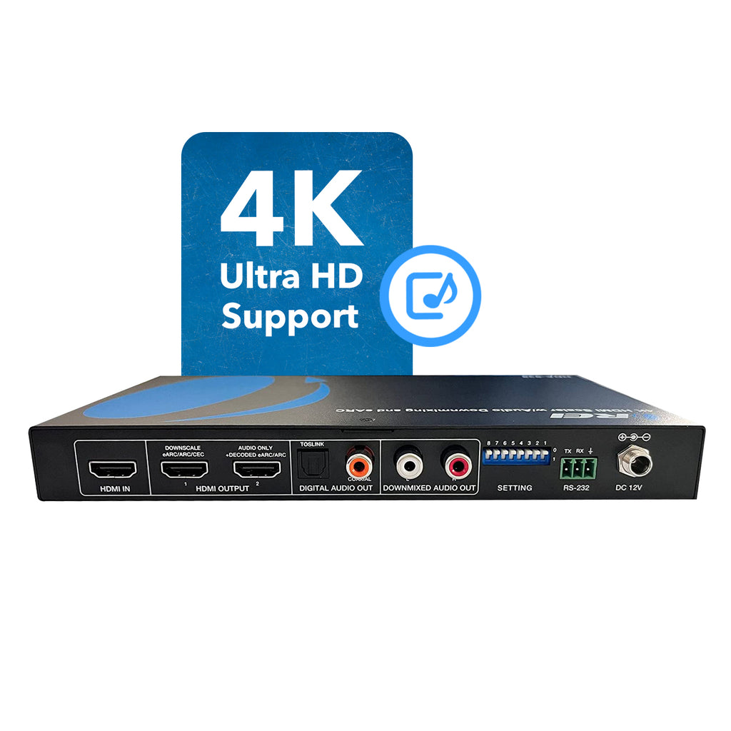 4K HDMI Audio Decoder & Downmixing w/ eARC Extract-HDA-939