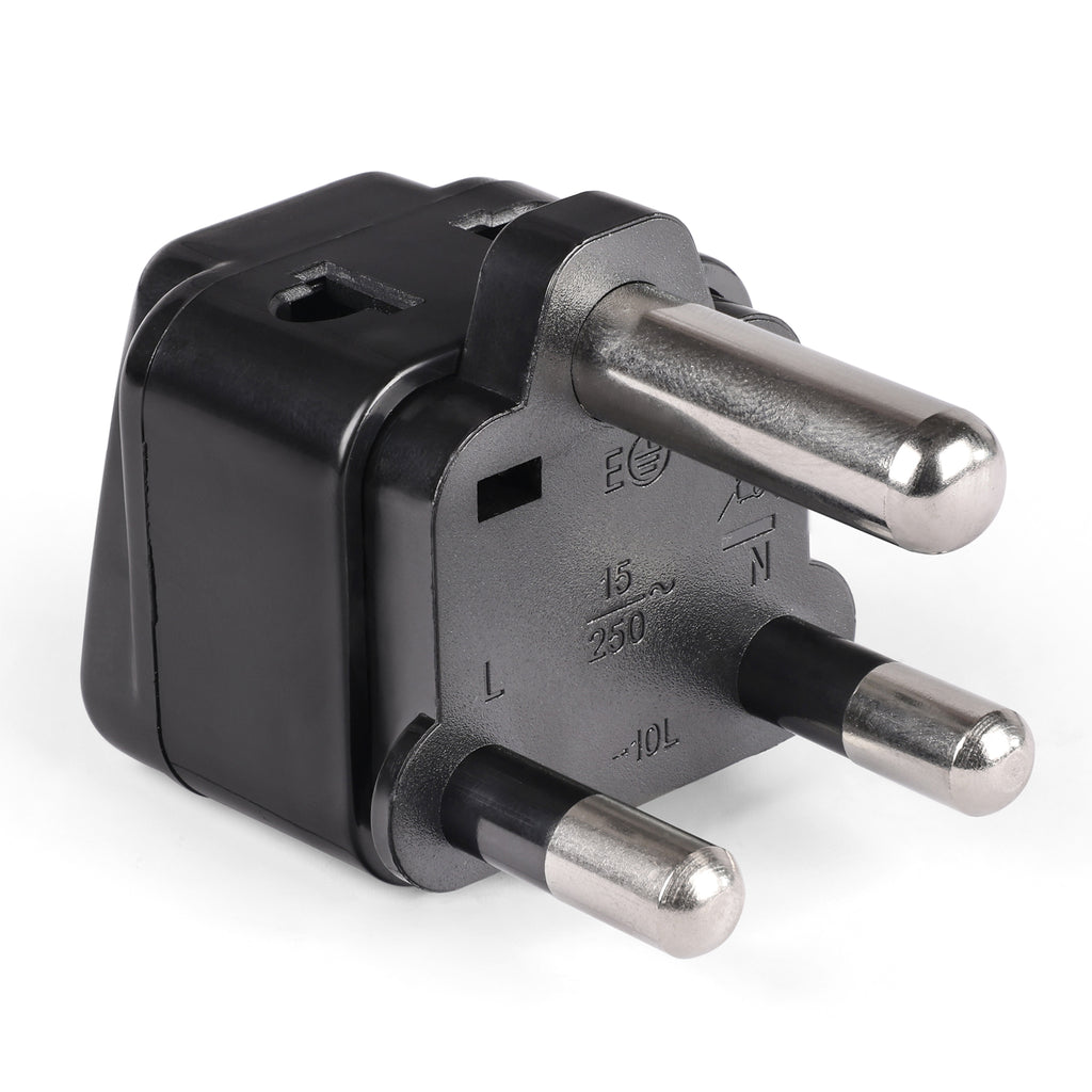 South Africa, Botswana Travel Adapter - 2 in 1 - Type M - Compact Design (DB-10L)