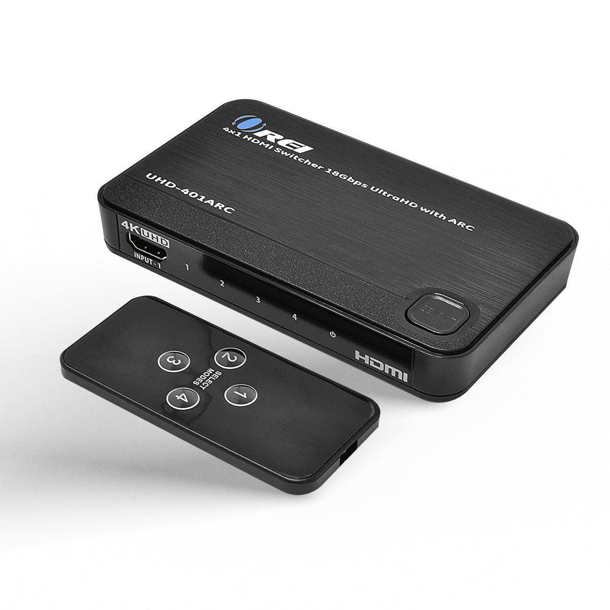 4x1 ARC HDMI Switcher - Supports 4K @ 60Hz – OREI.COM