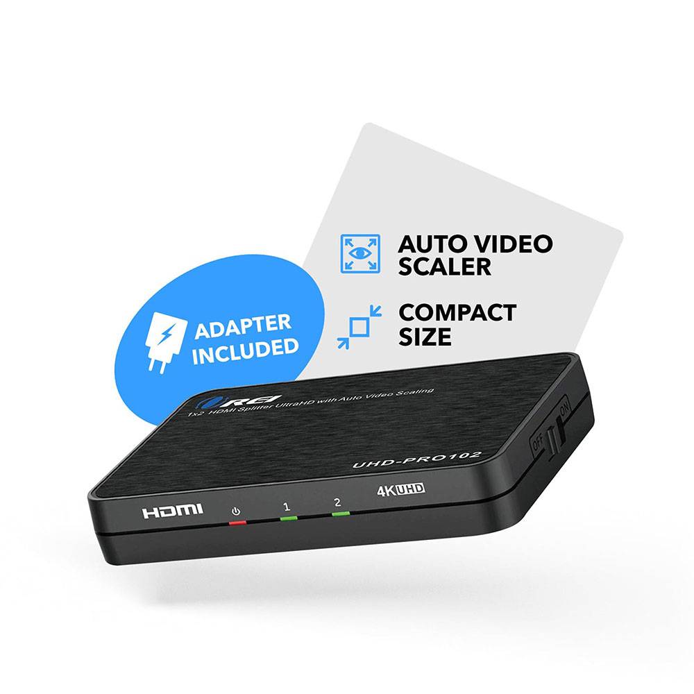 4K@60Hz 1x2 HDMI™ Splitter (Downscaler)-UHD-PRO102