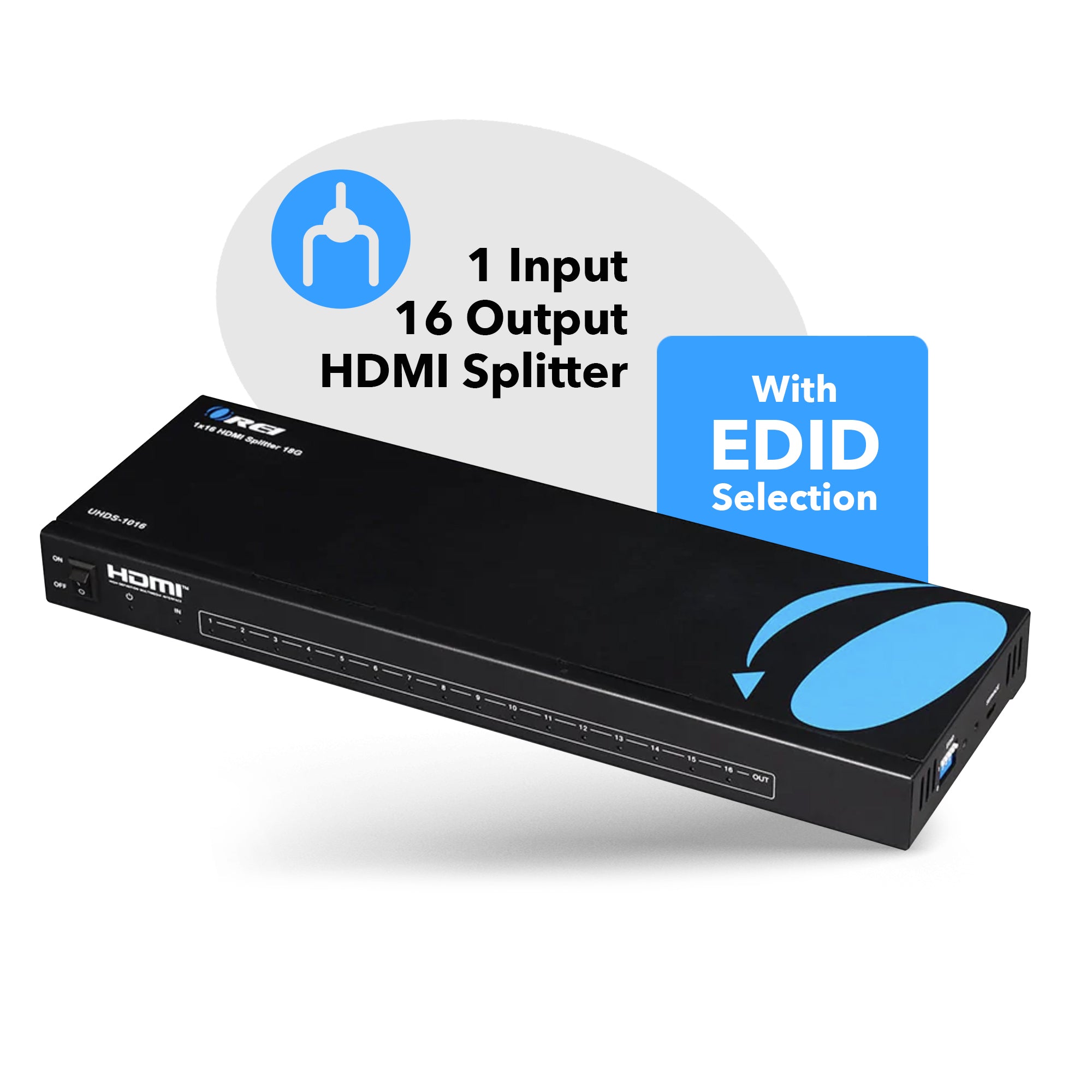 1x16 HDMI Splitter : 1-in UltraHD 4K, OREI