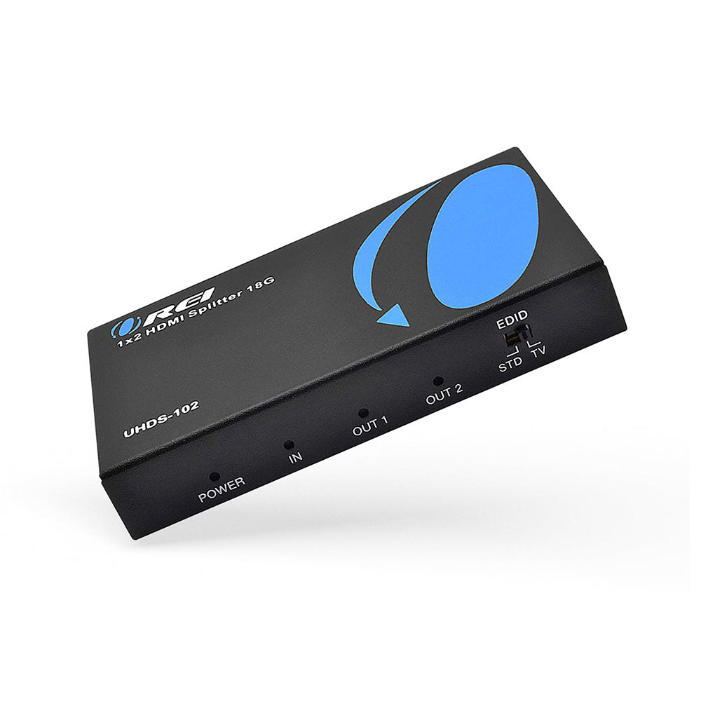 1x2 HDMI Splitter : 1-in 2-out, UltraHD 4K, EDID (UHDS-102)