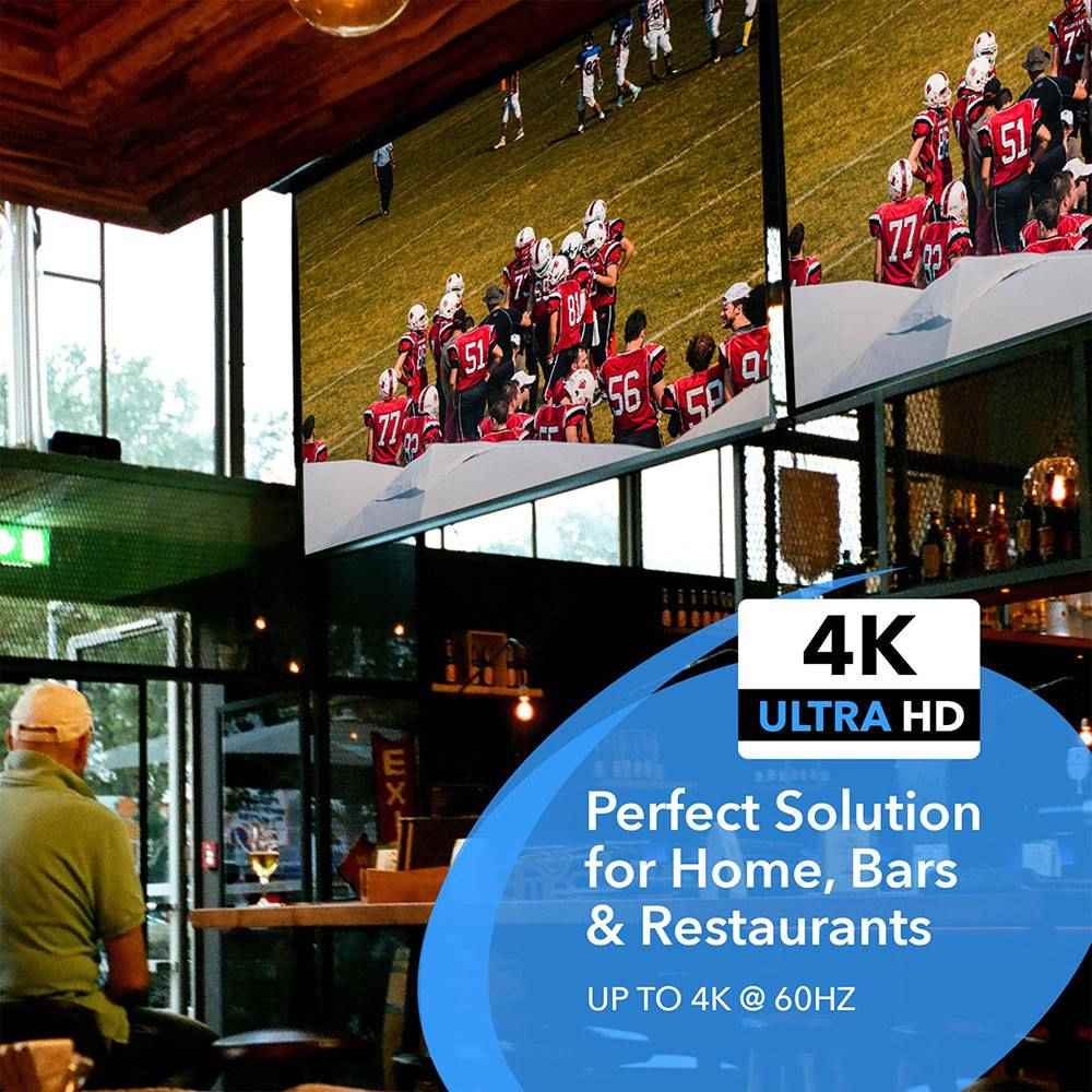 1x4 HDMI Splitter, 1 in 4 out, 1080p, 4K, EDID – OREI.COM