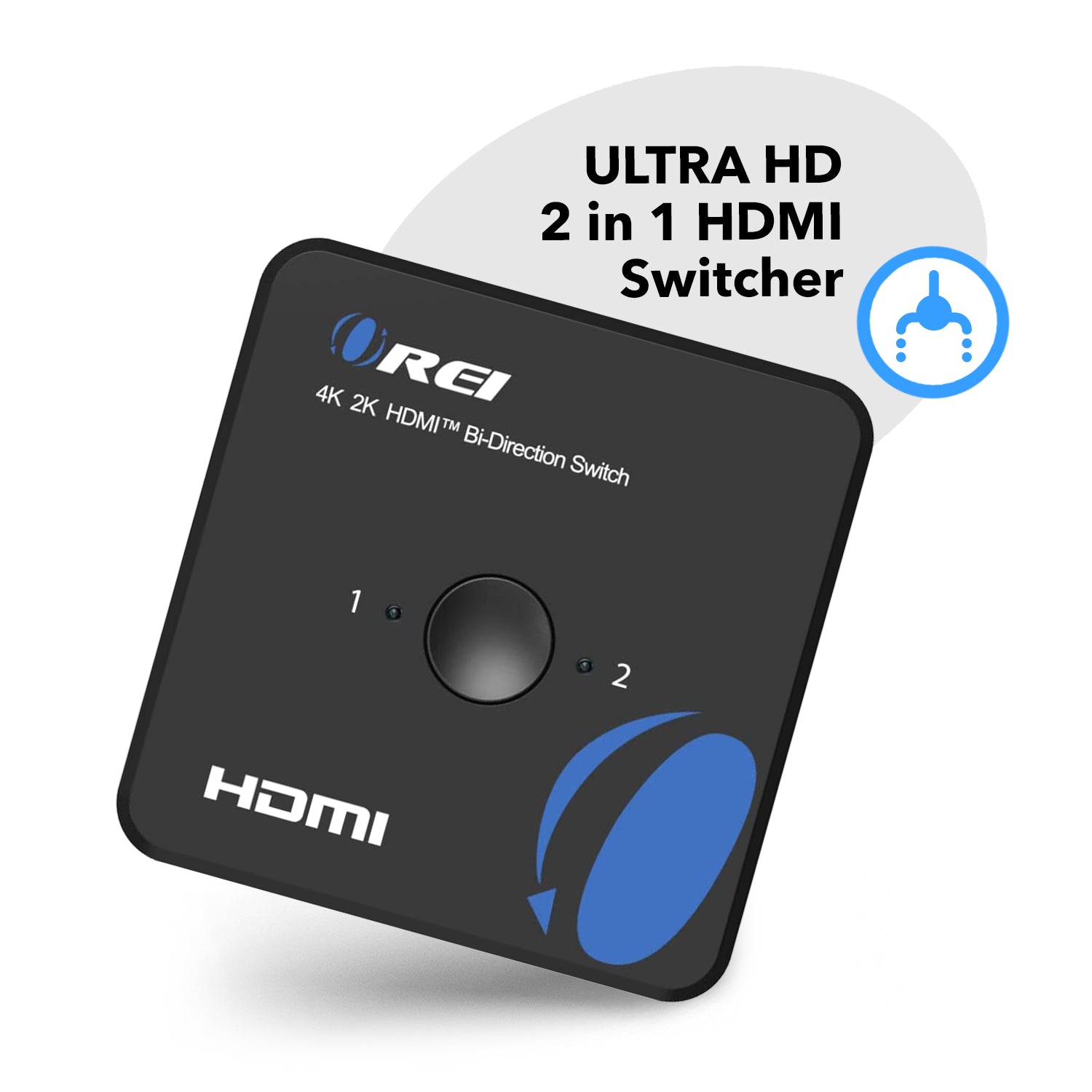 HDMI Switch 2 in 1 Out HDMI1.4 4K 3D 1080P (Bi-Directional) 