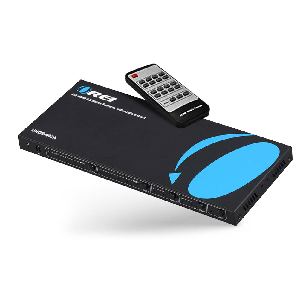 4K Ultra HD 4x2 HDMI Matrix Switch with Audio Extractor & ARC Support (UHDS-402A)