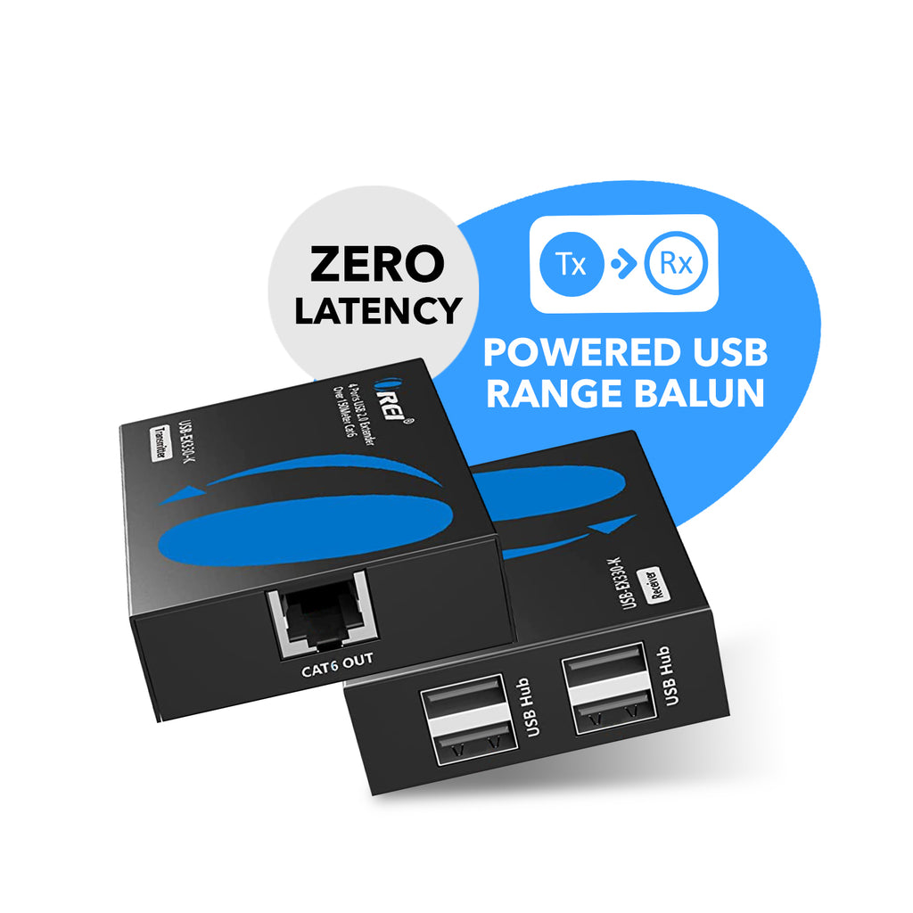 4 Port USB Extender Up To 150M CAT 6 (USB-EX330-K)