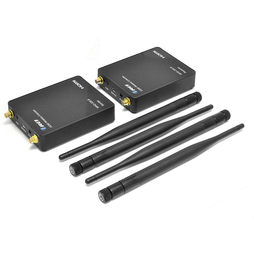 Wireless HDMI Transmitter & Receiver Extender Upto 300 Feet -1080P @50/60 Hz-IR Support (WHD-330-K-B)