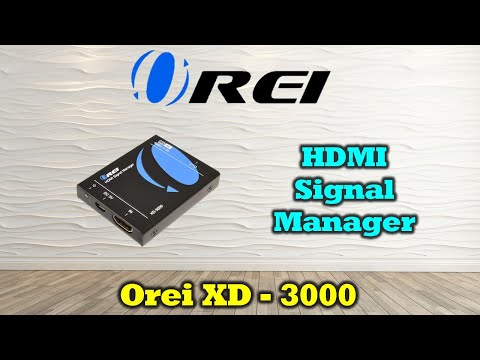 4K HDMI Signal Manager Supports HDMI 2.0, HDCP 2.3 - Downscale from 4K to 1080p (XD-3000)