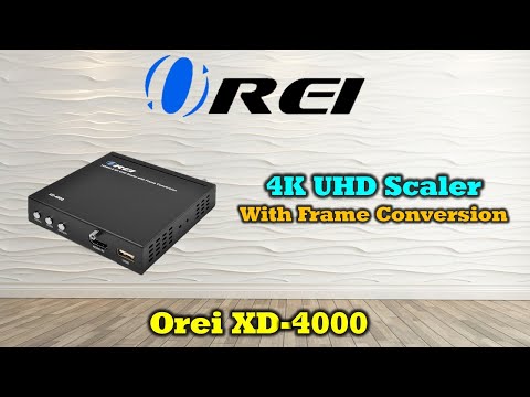 Premium 4K HDMI to HDMI Scaler with PAL to NTSC Conversion(XD-4000)