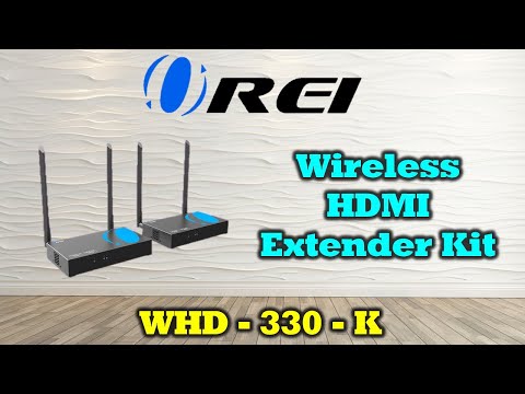 Wireless HDMI Transmitter & Receiver Extender upto 330 ft- IR Support 5G Transmission (WHD-330-K)