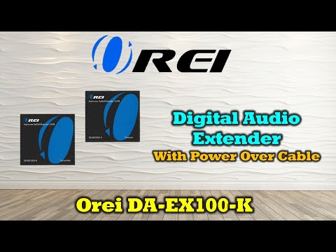 Digital Audio Over CAT5 Extender Upto 1000 Feet - Extend Digital Optical Coxial Toslink Signal Over LAN Ethernet PoC for Long Distance Extension (DA-EX1000-K)