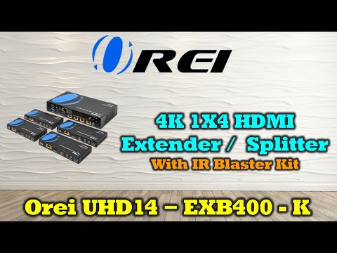 18Gbps HDMI 1×4 HDBaseT Splitter (UHD14-EXB400-K)