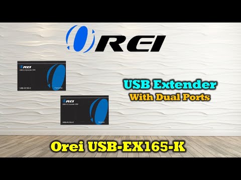 USB2.0 Extender (USB-B to USB-A) - 165ft (cat6)-USB-EX165-K