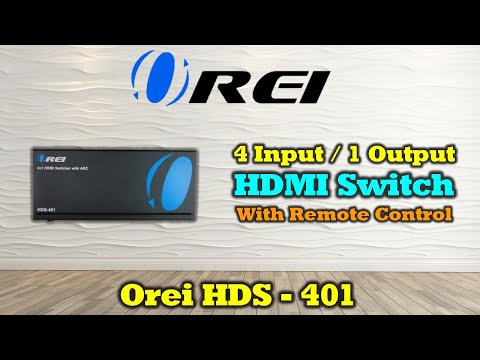 4K HDMI Switcher 4 x 1 Switch with ARC Audio Extractor (HDS-401)