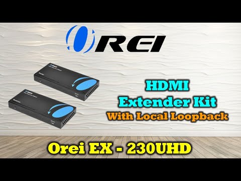 Ultra HD HDBaseT HDMI Extender Upto 230ft @4K Over Cat5e/6 (EX-230UHD)