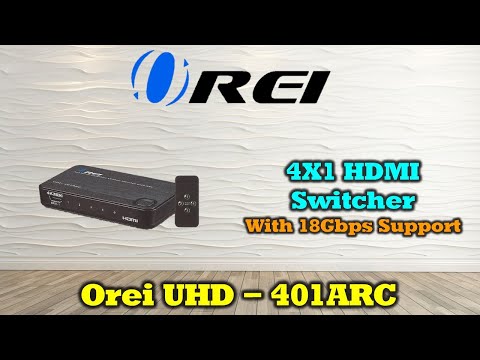 4K@60hz 4-port HDMI™ Switch (ARC)-UHD-401ARC