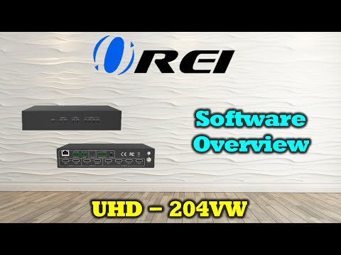 2x4 Video Wall Controller with 180 degree rotation (UHD-204VW)